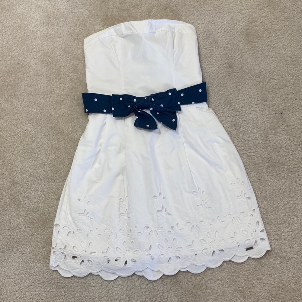 Hollister Y2K Linen Summer Dress